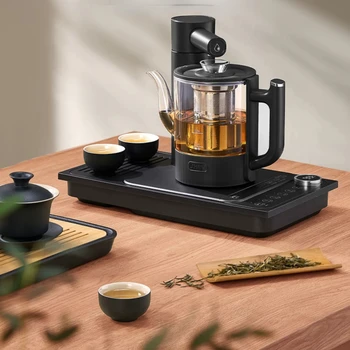 Su ısıtıcısı entegre çay yapma adanmış çay masası plaka tam otomatik su besleme gömülü elektrikli su ısıtıcısı