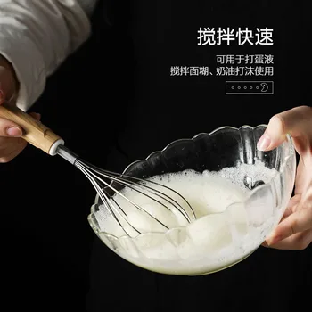 Paslanmaz Çelik süt kreması Tereyağı Çırpma Mikser Eşyaları mutfak gereçleri Balon Yumurta Çırpıcı Manuel Yumurta Çırpma Mutfak Aksesuarları