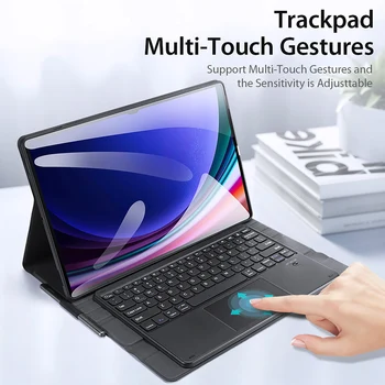 Bluetooth Klavye Manyetik Ayrı tablet samsung kılıfı Galaxy Tab S9 Ultra 14.6 