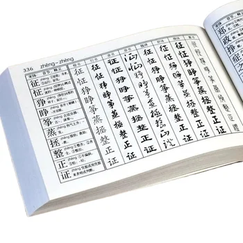 Fırça Kaligrafi Sözlük Yeni Başlayanlar Giriş Dokuz vücut Kopya alıştırma kitabı Ünlü Fırça Defterini