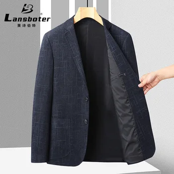Yeni Varış Moda Rahat Sonbahar ve Kış Elastik Demir içermeyen Blazer Takım Elbise Büyük Boy M L XL 2XL 3XL 4XL