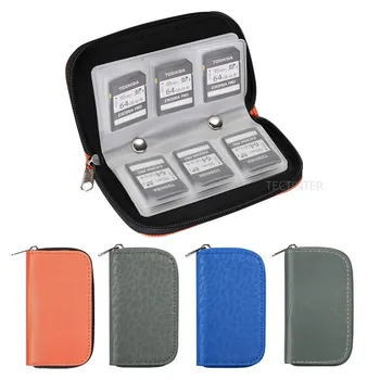 22 Yuvaları Hafıza Kartı saklama çantası Taşıma Çantası Tutucu cüzdan CF / SD / Mikro SD / SDHC / MS / DS Koruyucu Kılıfı Oyun Aksesuarları