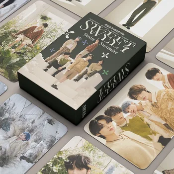55 adet Kpop TXT Yeni Albüm TATLI LOMO Kartı Photocards Dondurma Fotoğraf Kartı Kore Moda Erkek Posteri Resim Hayranları Hediyeler