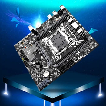 X99M-G bilgisayar anakartı 4 DDR4 masaüstü bilgisayar Anakart Gigabit NIC 5.1 Kanal Desteği LGA2011-3 V3 / V4 M. 2 WİFİ Arayüzü