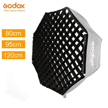 Godox Taşınabilir 80cm 95cm 120cm Petek İzgara Şemsiye Fotoğraf Softbox Reflektör Flaş Speedlight (Petek İzgara)