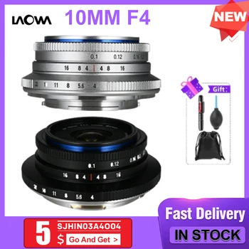 Venüs Optik Laowa 10mm F4 F4.0 Bisküvi Kafa Tek Yarım çerçeve Ultra geniş açılı Sabit odak lensi Kamera Sony Nikon Canon için
