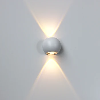 LED Açık Yuvarlak duvar Lambaları Su Geçirmez Alüminyum Duvar ışıkları Sundurma Bahçe Koridor Duvar Aplik iç mekan duvar ışığı BL32