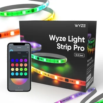 32.8 ft WiFi LED ışıkları, Çok Renkli Segment Kontrolü, App kontrolü ile 16 Milyon Renk ve Müzikle Senkronizasyon