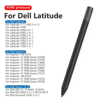4096 Basınca Duyarlı aktif iğneli kalem Bluetooth uyumlu dokunmatik Ekran kalemi Dell Latitude 5300 5310 7200 7210 7310