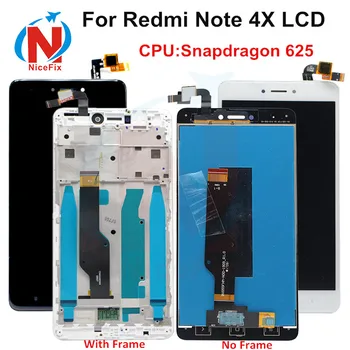 Xiaomi redmi için not 4X Not 4 Küresel Sürüm dokunmatik LCD ekran panel ekran digitizer Snapdragon 625 xiaomi redmi Not 4x Lcd