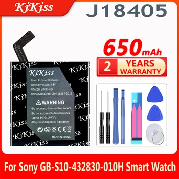 KiKiss 650mAh J18405 Pil Sony GB-S10-432830-010H akıllı saat Pil + araçları