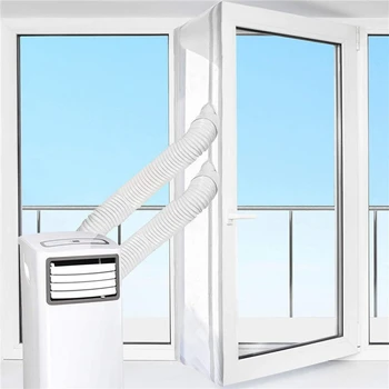 Taşınabilir Klima için Pencere Contası Fermuarlı ve Hızlı Yapışkanlı Pencere Contası Kurulumu Kolay