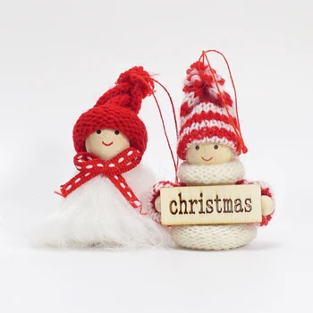 2 ADET Kardan Adam Asılı Kolye Noel Dekorasyon Ev İçin Noel Hediyesi Elf Dollhouse Aksesuarları