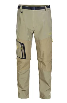 Erkek Pantolon Kamp Yürüyüş Nefes Çıkarılabilir Taktik Kargo Açık Askeri fermuarlı cepler Yaz Trekking Pantolon