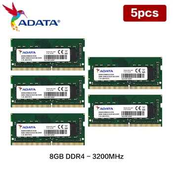 5 adet / grup 100 % Orijinal AData Ram Dizüstü Bellek DDR4 8 GB 2666 MHz 8 GB 3200 MHz SO-DIMM ram bellek ddr4 Dizüstü Bilgisayar İçin