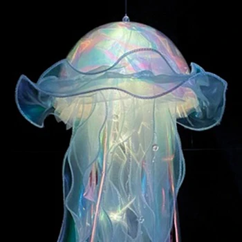1 ADET deniz kızı denizanası fener kız mutlu denizaltı tema oda dekorasyon plastik