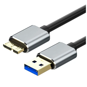 Sabit Disk Harici kablo USB Mikro-B HDD Kablosu Mikro-B Veri Kablosu SSD Sata Kablosu sabit disk Mikro - B USB3. 0, 0.5 M