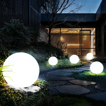 Açık LED Bahçe ışık topları uzaktan kumanda zemin sokak çim lambası Yüzme Havuzu Düğün Parti tatil ev dekorasyon