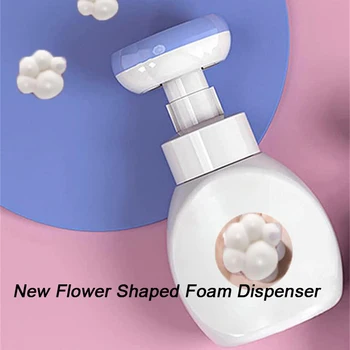 Yeni Çiçek Şekilli Köpük Dağıtıcı El Sabunu El Damga Dağıtıcı Köpük Sabunluk Çocuklar İçin Temizlik Aksesuarları Araçları