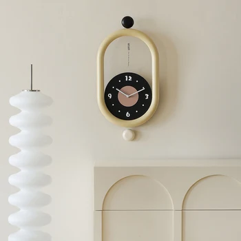 Olmayan Delme Oturma Odası duvar saati Modern Tarzı Sallanan Yaratıcı Yemek Odası Moda Eller Kuvars Atmosferik Dekoratif saat