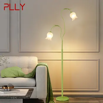 PLLY Modern iskandinav zemin lambası çiçek yaratıcı ışık ayakta LED dekor ev oturma odası yatak odası için
