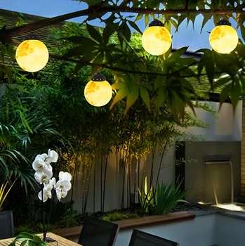 Açık su geçirmez lamba dize açık bahçe bahçe lambası ev çiğ lamba villa gazebo avize