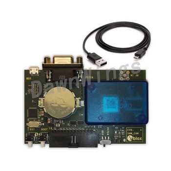 EVK-M10QSAM-00 GNSS / GPS Geliştirme Araçları SAM - M10 Ultra düşük güç GNSS anten modülü Değerlendirme Kiti