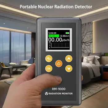 Nükleer Radyasyon Test Cihazı Yüksek Hassasiyetli Geiger Sayacı lcd ekran radyasyon dedektörü X-ışınları Be-ta Gama Dedektörü Sanayi için