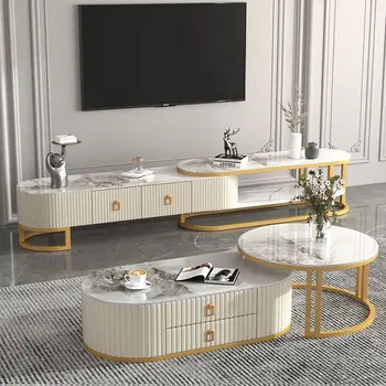 Düşük Estetik Sehpa Oval Çok Fonksiyonlu Tasarımcı Benzersiz Set Yan Sehpa İskandinav Modern Kaffee Tische Oturma Odası Mobilya