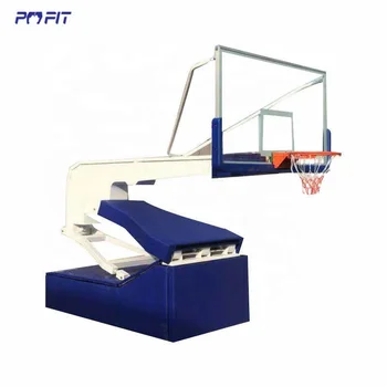 Profesyonel hidrolik kapalı açık basketbol halka standı ayarlanabilir basketbol potası sistemi