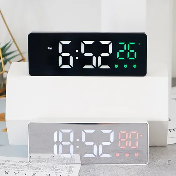 Çocuk Sıcaklık Fonksiyonu Led dijital alarmlı saat Saat Sıcaklık Göstergesi İle Yenilikçi Dekor çalar saat Dijital led masa ekranı