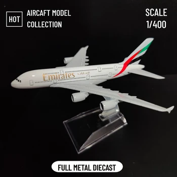 1: 400 Ölçek Metal Uçak Çoğaltma Emirates Havayolları A380 B777 Uçak Diecast Model Havacılık Uçak Tahsil Oyuncaklar Boys için