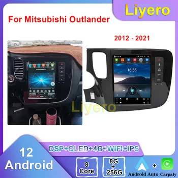 Liyero Araba Radyo Mitsubishi Outlander 2012-2021 İçin CarPlay Android otomatik GPS Navigasyon DVD Multimedya Video Oynatıcı Stereo 4G