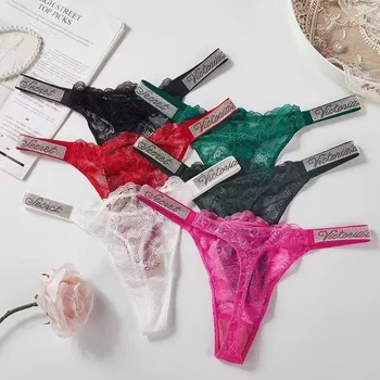 2023 Victoria's Secret Moda Kadın Artı Boyutu Sütyen Külot 1 Adet Push Up Seksi İç Çamaşırı Külot Seti Mektup Taklidi İç Çamaşırı Se