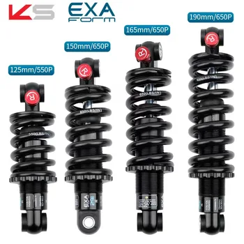 KS EXA Amortisör Bobin + Yağ Ayarlanabilir Sönümleme Hidrolik Arka Şoklar MTB Elektrikli Scooter Motosiklet Parçaları