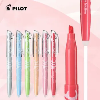 1 Adet Japonya PİLOT SW-FL Frixion Silinebilir Vurgulayıcı Pastel Renk Floresan işaretleyici Kalem 18 Renkler