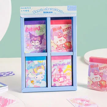 12 adet Sanrio Kendinden Yapışkanlı Notlar Hello Kitty Kuromi Kendinden yapışkanlı Yapışkan Not Defterleri Yayınlanan Yazı Pedleri Çıkartmalar Okul Malzemeleri