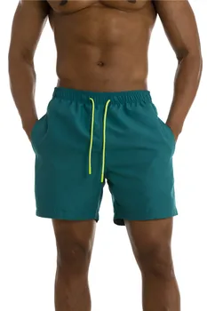 Yaz Plaj Kurulu Şort Erkekler Yüzmek Mayo Düz Renk Pantolon Erkek Spor Mayolar Voleybol Erkek Iç Çamaşırı Masculino Şort