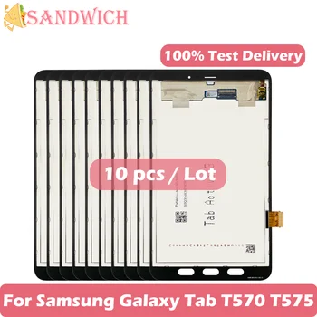 10 Adet / grup Samsung Galaxy Tab İçin Active3 Active3 3rd Gen 2020 T570 T575 LCD Ekran Dokunmatik Ekran Digitizer Meclisi Onarım Bölümü