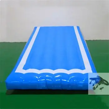 Ücretsiz Kargo Şişme hava rampası 2x3x0.6-0. 2 m Üçgen Hava Parça Şişme Jimnastik Hava Eğim Üçgen Rampa Paspaslar Pompa İle