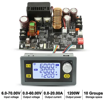 XY6020L 1200W 20A CNC Voltaj Regülatörü Güç Kaynağı DC Ayarlanabilir Stabilize Sabit Voltaj Sabit Akım Adım Aşağı Modülü