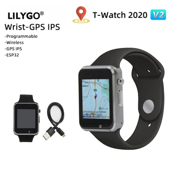 LILYGO ® TTGO T-WATCH 2020 V2 GPS IPS açık kaynak ESP32 WİFİ Bluetooth kapasitif dokunmatik ekran programlanabilir saat titreşim motoru
