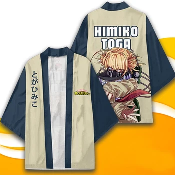 Anime My Hero Academia Midoriya Izuku Bakugou Katsuki Kimono Hırka Cosplay Kostüm Ceket Japon Üniforma Haori Pelerin Üstleri
