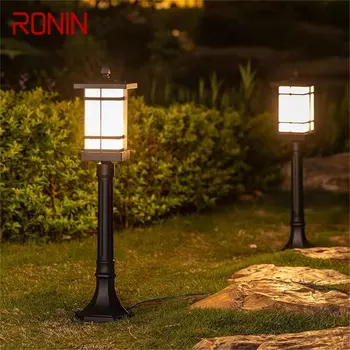 RONİN klasik açık çim lamba ışık LED su geçirmez elektrikli ev Villa yolu Bahçe için