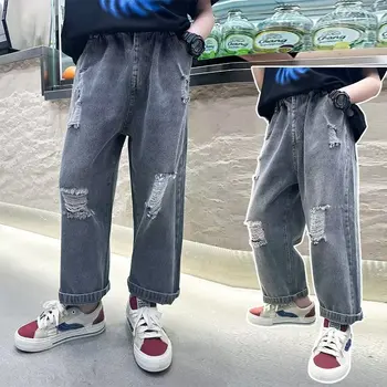 Harajuku Japon çocuk Giyim Fermuar Trendi Çok Yönlü Yeni Moda Pantolon Tembel Ve Basit Kot Mizaç
