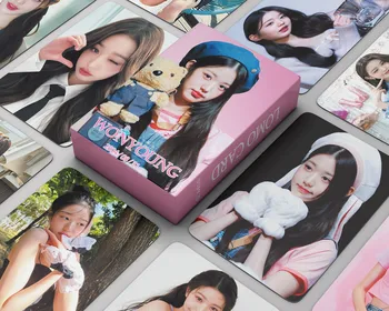 55 Adet/takım Kpop Star IVE Yeni Albüm Yüksek Çözünürlüklü Lomo Kartı Yüksek Kaliteli Idol Wonyoung Liz Rei Kartpostallar Dekore Edilebilir