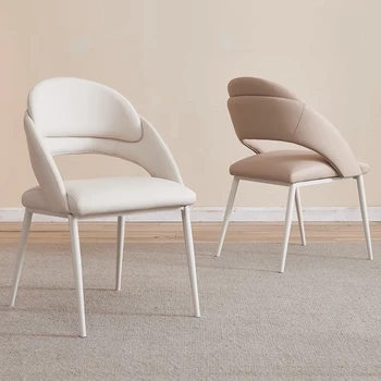 Modern Kol yemek sandalyeleri Oturma Odası Tasarım İskandinav Mutfak açık yemek sandalyeleri Özelliği Lüks Sillas Comedor Ev Mobilyaları DQ