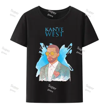 Kanye West erkek Adanmış kısa kollu t-shirt Tee T-shirt kadın Y2k Üstleri Giyim Kadın Zevity Streetwear Tişörtleri Erkek Spor Salonu
