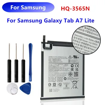 Orijinal Pil HQ - 3565S Samsung Galaxy Tab İçin A7 Lite HQ-3565N Pil 4980/5100mAh + Ücretsiz Araçlar