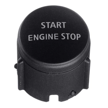 Start Stop Motor Anahtarı basma düğmesi kapağı Land Sport Edition 2010-2013 için 4 2010-16 Siyah